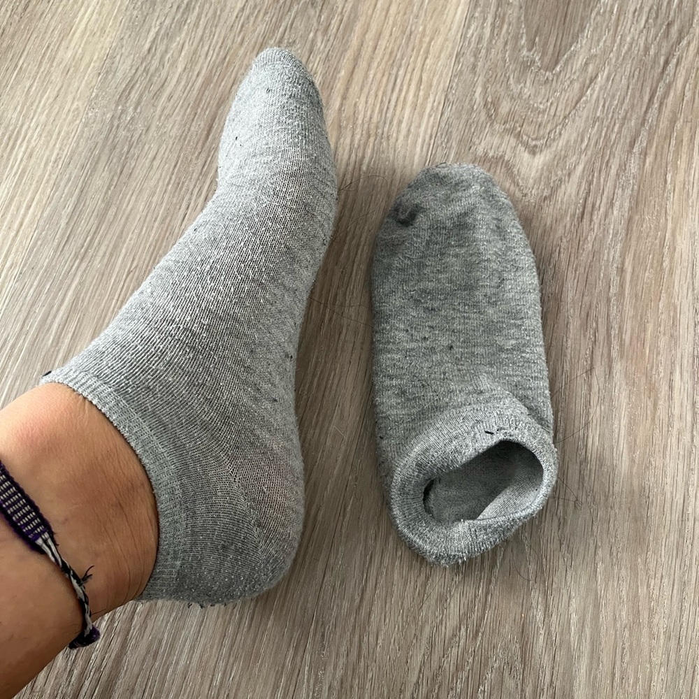Gray Ankle Socks